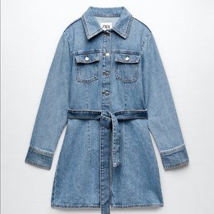Zara Denim Mini Dress